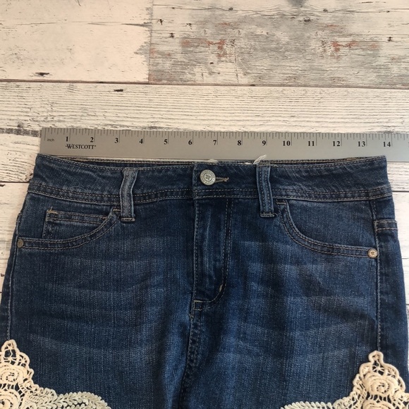 Altair’s State Denim Lace Mini Skirt 25 - Picture 7 of 10